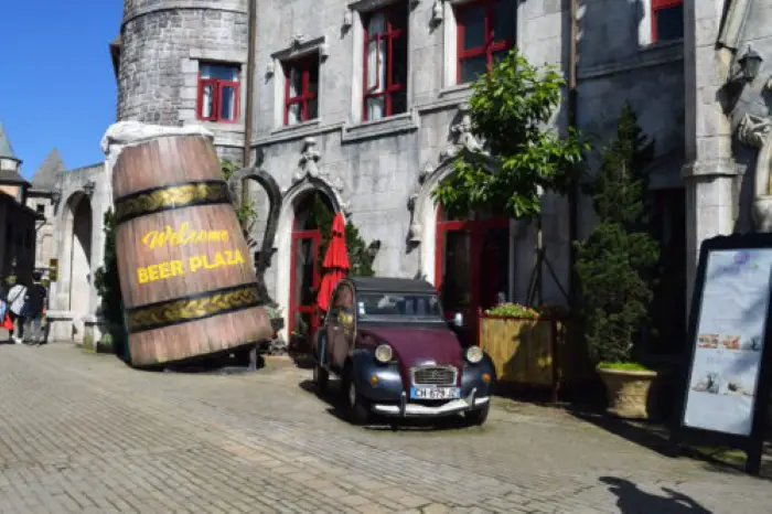 A French style car at Sun World Ba Na Hills