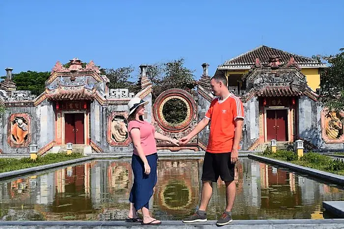 Ba Mu temple gates in Hoi An