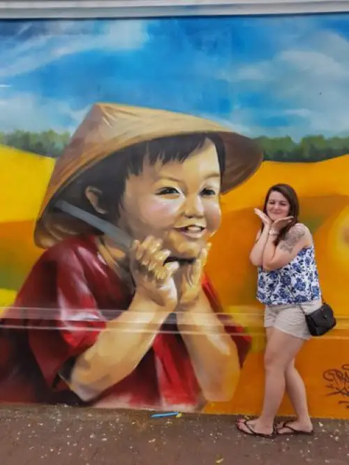 Street art in Ho Chi Minh City