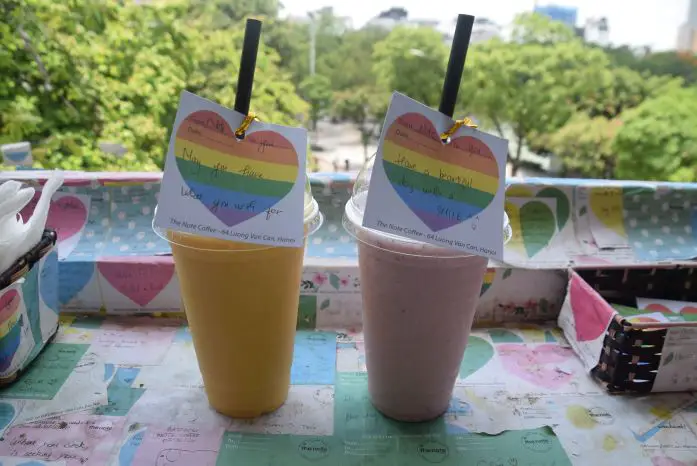 Smoothies from Note Coffee Hanoi