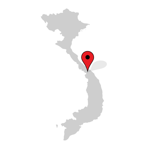 Central Pin - Map of Vietnam
